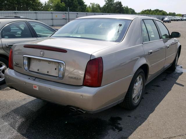 1G6KD54Y63U102509 - 2003 CADILLAC DEVILLE TAN photo 4