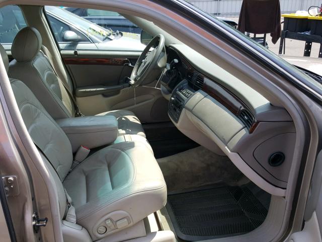 1G6KD54Y63U102509 - 2003 CADILLAC DEVILLE TAN photo 5