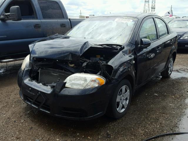 KL1TD56627B149493 - 2007 CHEVROLET AVEO BASE Մոխրագույն լուսանկար 2