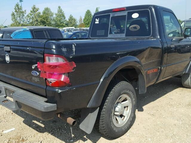 1FTYR10U93TA40954 - 2003 FORD RANGER BLACK photo 9