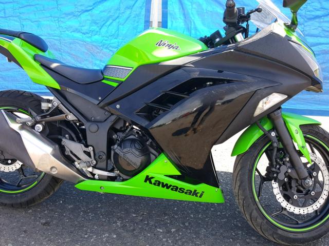 JKAEX8A14DDA13546 - 2013 KAWASAKI EX300 A GREEN photo 9