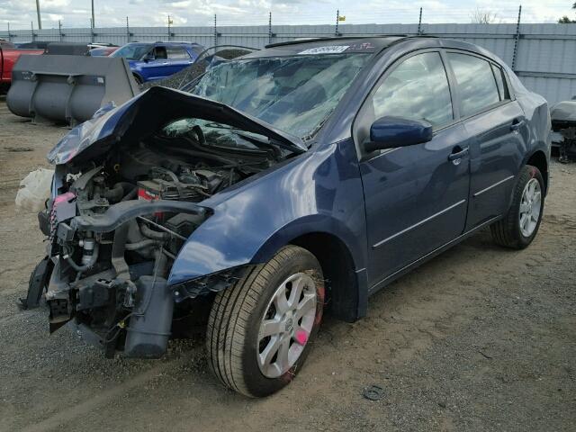 3N1AB61E77L699848 - 2007 NISSAN SENTRA BLUE photo 2