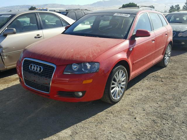 WAUNF78P56A028097 - 2006 AUDI A3 2.0 PRE RED photo 2