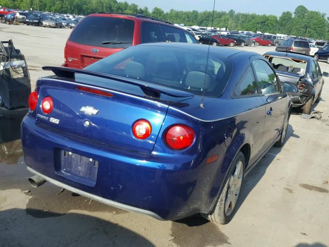 1G1AM15B667877187 - 2006 CHEVROLET COBALT SS BLUE photo 4