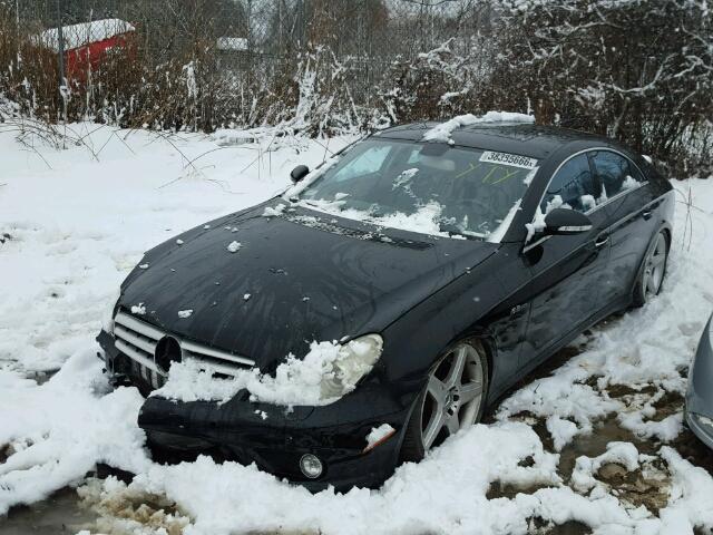 WDDDJ77X17A089386 - 2007 MERCEDES-BENZ CLS 63 AMG BLACK photo 2