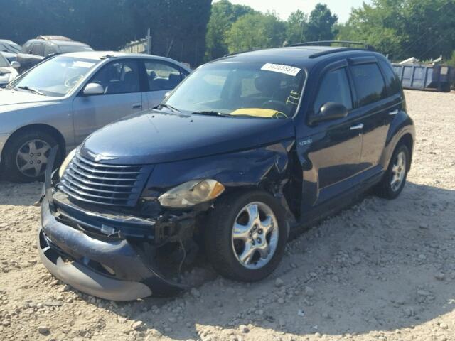 3C4FY4BB41T606818 - 2001 CHRYSLER PT CRUISER BLUE photo 2