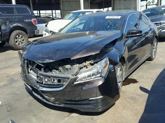 19UUB3F54FA005870 - 2015 ACURA TLX TECH BROWN photo 2