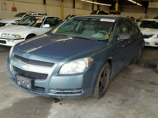 1G1ZG57K094233639 - 2009 CHEVROLET MALIBU LS GREEN photo 2