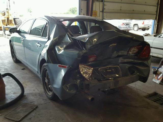 1G1ZG57K094233639 - 2009 CHEVROLET MALIBU LS GREEN photo 3