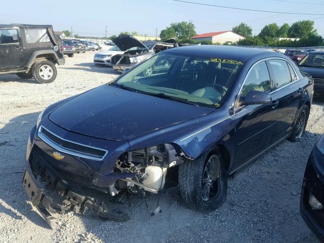 1G1ZC5EB9AF288632 - 2010 CHEVROLET MALIBU 1LT 蓝色 照片 2