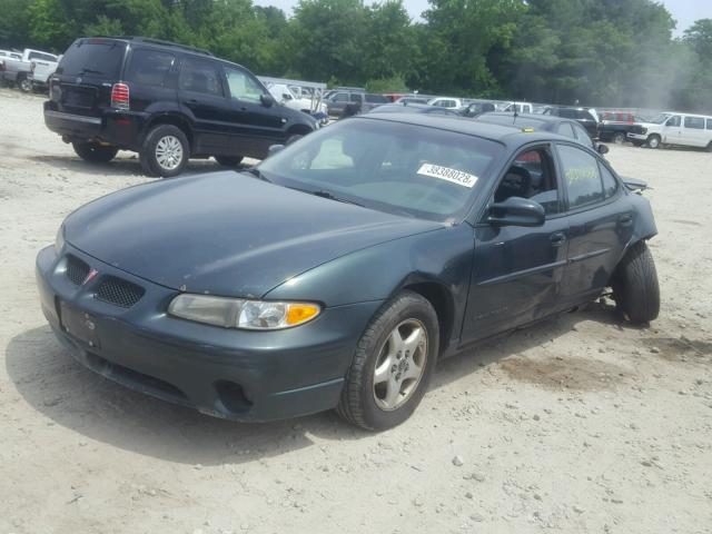 1G2WK52J81F162906 - 2001 PONTIAC GRAND PRIX GREEN photo 2