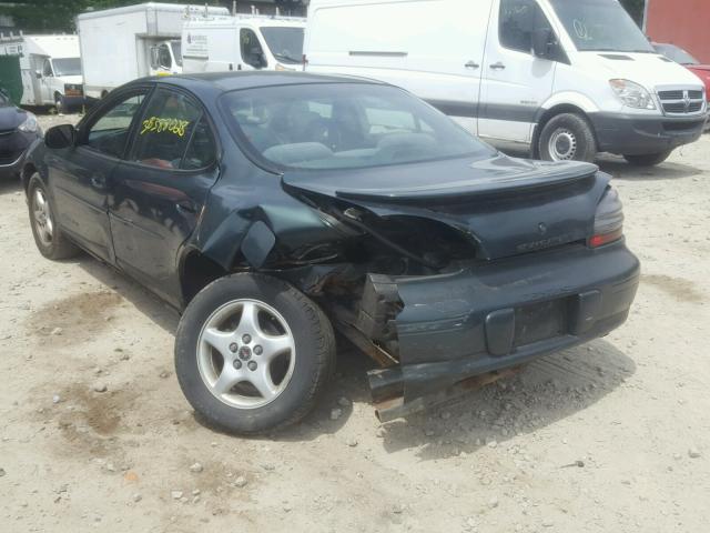 1G2WK52J81F162906 - 2001 PONTIAC GRAND PRIX GREEN photo 3