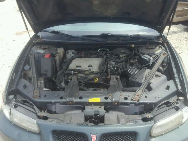 1G2WK52J81F162906 - 2001 PONTIAC GRAND PRIX GREEN photo 7