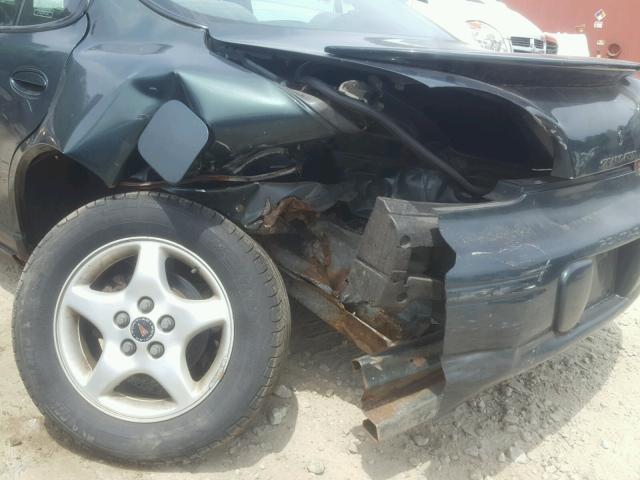 1G2WK52J81F162906 - 2001 PONTIAC GRAND PRIX GREEN photo 9