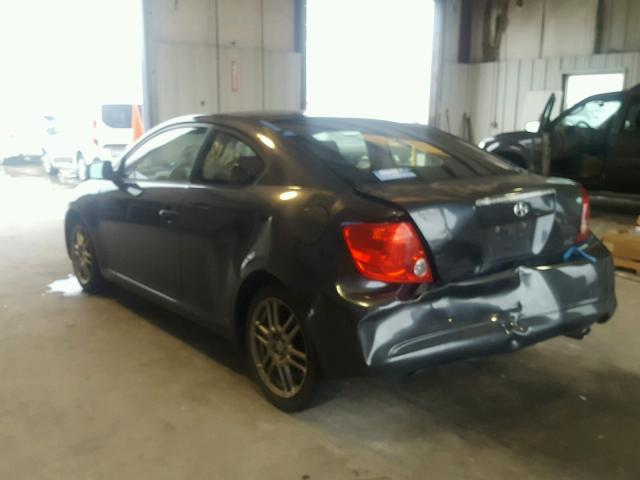 JTKDE177360105466 - 2006 TOYOTA SCION TC 灰色 照片 3