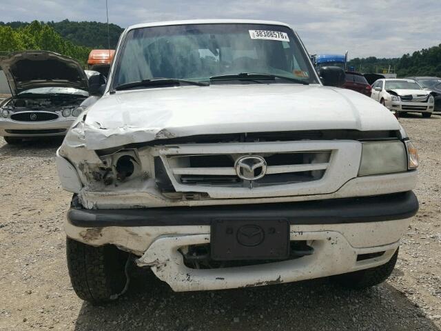 4F4ZR17U51TM21716 - 2001 MAZDA B3000 CAB WHITE photo 9