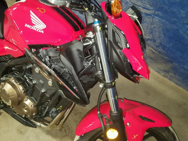 MLHPC4568H5400328 - 2017 HONDA CB500 F RED photo 9