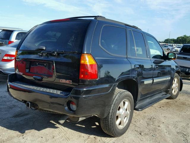 1GKDT13S022459200 - 2002 GMC ENVOY BLACK photo 4