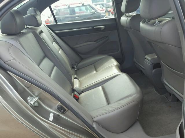 2HGFA16958H314464 - 2008 HONDA CIVIC EXL Boz foto 6
