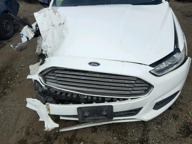 3FA6P0UU1GR175683 - 2016 FORD FUSION S H WHITE photo 7