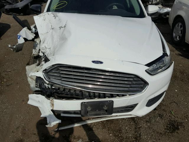 3FA6P0UU1GR175683 - 2016 FORD FUSION S H WHITE photo 9