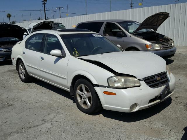 JN1CA31A61T101307 - 2001 NISSAN MAXIMA GXE WHITE photo 1