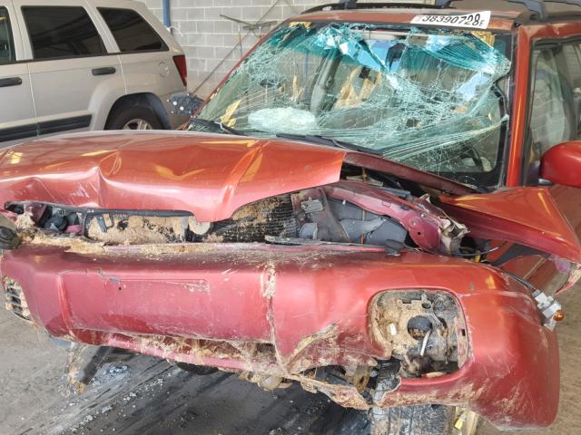 JF1SF65601H727784 - 2001 SUBARU FORESTER S 红色 照片 9