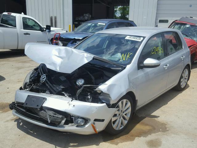 WVWNM7AJ8EW008846 - 2014 VOLKSWAGEN GOLF SILVER photo 2