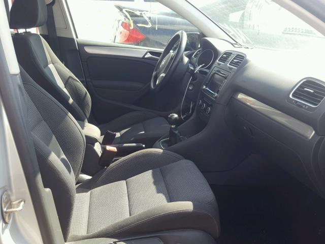 WVWNM7AJ8EW008846 - 2014 VOLKSWAGEN GOLF SILVER photo 5