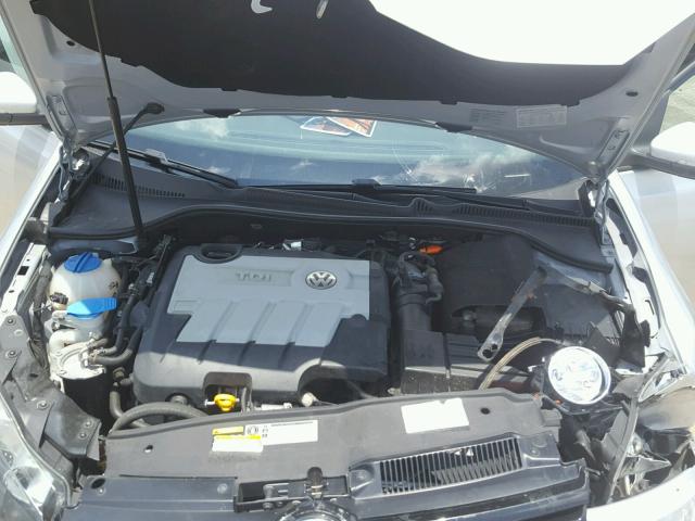 WVWNM7AJ8EW008846 - 2014 VOLKSWAGEN GOLF SILVER photo 7