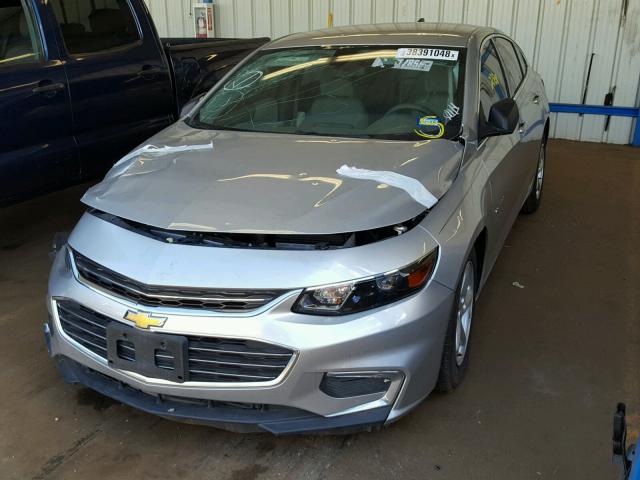 1G1ZB5ST3GF202465 - 2016 CHEVROLET MALIBU LS SILVER photo 2