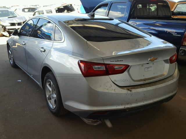 1G1ZB5ST3GF202465 - 2016 CHEVROLET MALIBU LS SILVER photo 3