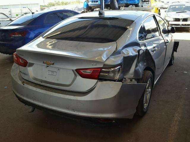 1G1ZB5ST3GF202465 - 2016 CHEVROLET MALIBU LS SILVER photo 4