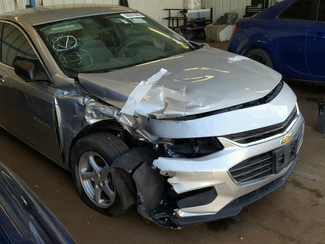1G1ZB5ST3GF202465 - 2016 CHEVROLET MALIBU LS SILVER photo 9
