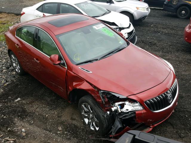 2G4GN5EX8E9273330 - 2014 BUICK REGAL PREM RED photo 1