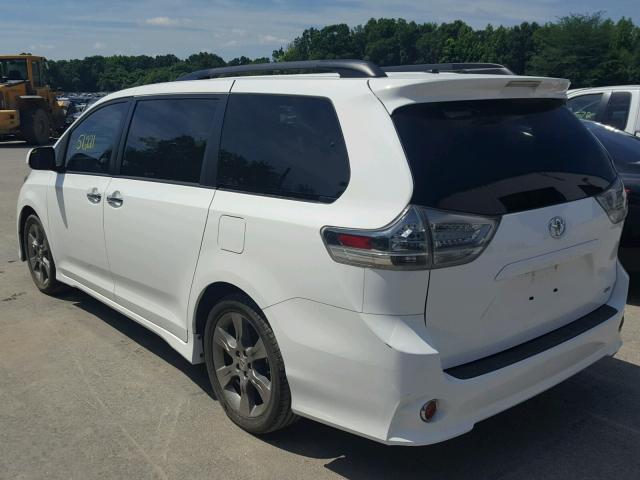 5TDXK3DC9DS403234 - 2013 TOYOTA SIENNA SPO WHITE photo 3