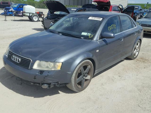 WAULT68EX2A154796 - 2002 AUDI A4 3.0 QUA GRAY photo 2