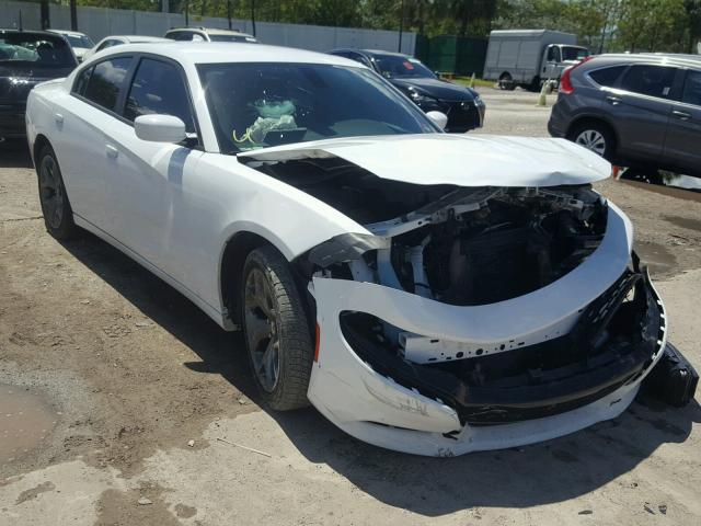 2C3CDXHG3FH889820 - 2015 DODGE CHARGER SX WHITE photo 1