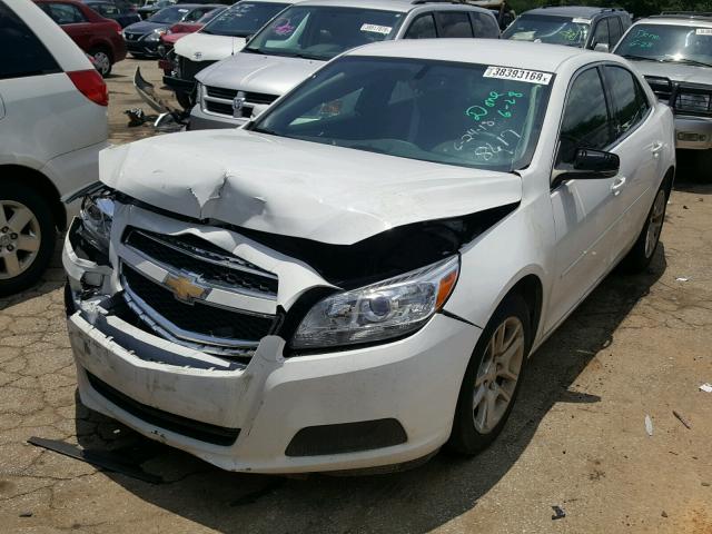 1G11C5SA5DF338617 - 2013 CHEVROLET MALIBU 1LT WHITE photo 2