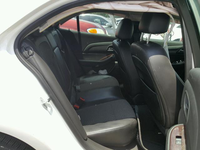 1G11C5SA5DF338617 - 2013 CHEVROLET MALIBU 1LT WHITE photo 6