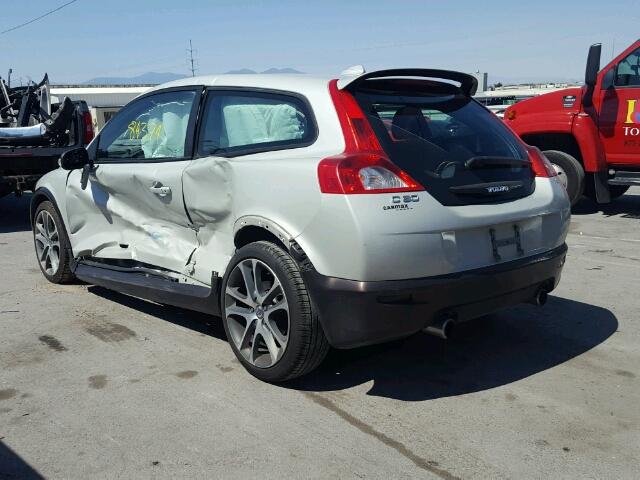 YV1MK672082050879 - 2008 VOLVO C30 T5 SILVER photo 3