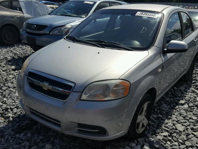 KL1TD56638B052109 - 2008 CHEVROLET AVEO BASE Күміс фото 2