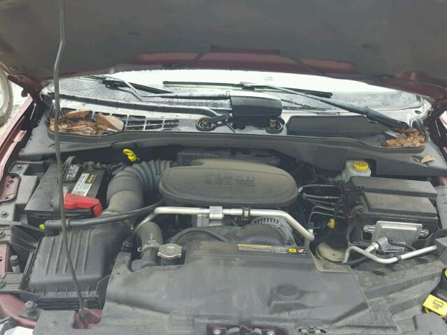 1A8HX58T19F710733 - 2009 CHRYSLER ASPEN LIMI MAROON photo 7