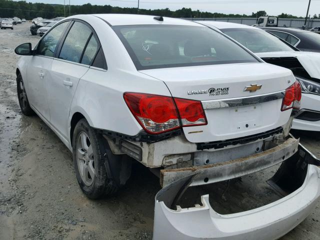 1G1PF5SC3C7139142 - 2012 CHEVROLET CRUZE LT WHITE photo 3