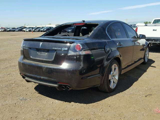 6G2EC57YX9L303232 - 2009 PONTIAC G8 GT BLACK photo 4