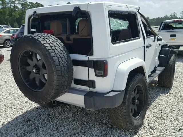 1C4GJWBG1CL190693 - 2012 JEEP WRANGLER S 白色 照片 4