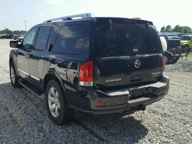 5N1BA0NC6AN622823 - 2010 NISSAN ARMADA SE BLACK photo 3