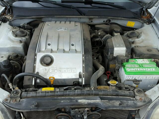 KMHFU45D51A110728 - 2001 HYUNDAI XG 300 SILVER photo 7