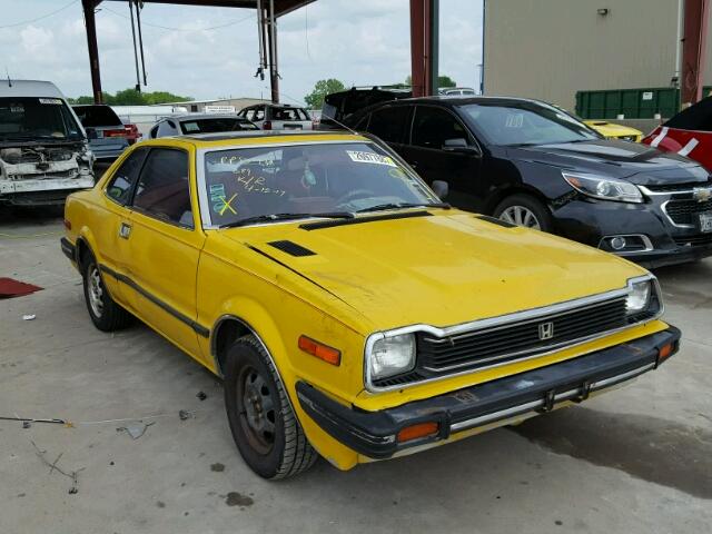 JHMSN5227CC038123 - 1982 HONDA PRELUDE YELLOW photo 1