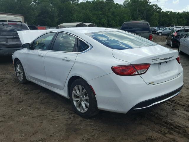 1C3CCCCB6FN602422 - 2015 CHRYSLER 200 C WHITE photo 3